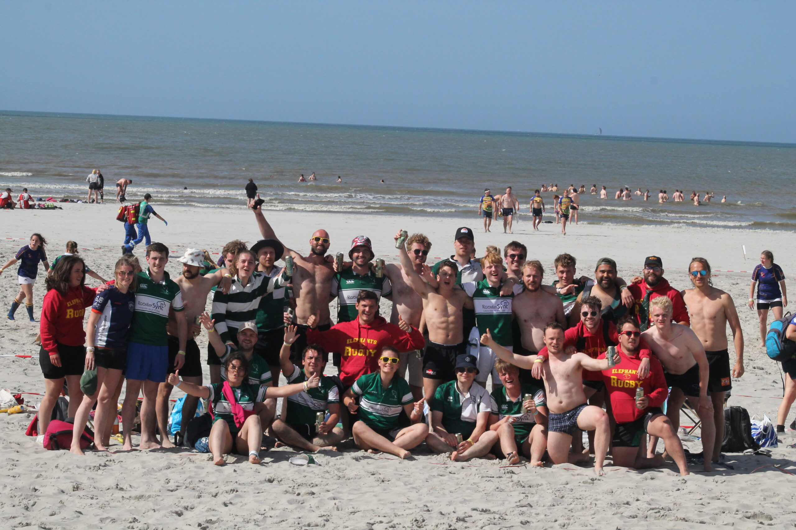 Ameland beach rugby clubfoto